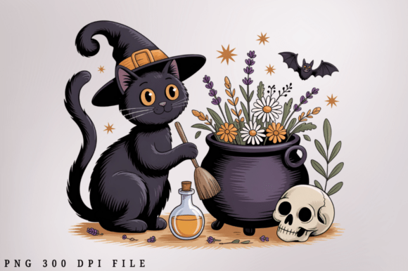 Download Cute Black Cat PNG Design - Premium Resources