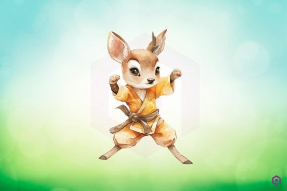 Download Kung Fu Deer Clipart PNG - Deer clipart png Collection