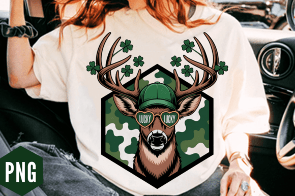 Download St Patrick's Lucky Deer Clipart PNG Desi - Deer clipart png Collection