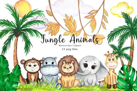 Download Jungle Clipart, Safari, Safari Animals - Premium Bundle
