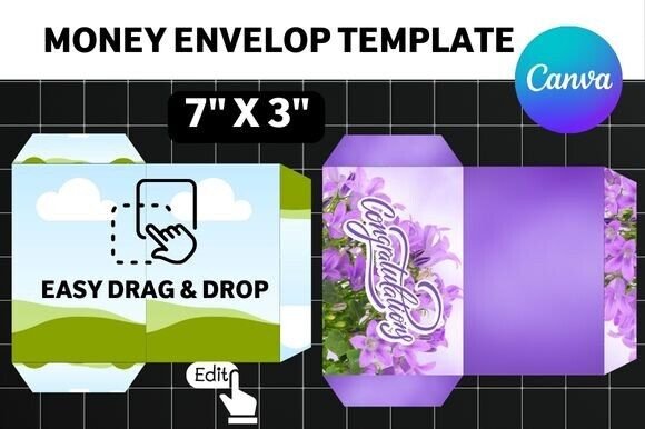 Download Editable Canva Money Envelope Template - Editable canva Collection